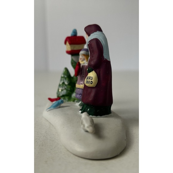 Vintage 1997 Lemax Christmas Village Porcelain "A Winter Breakfast" 73211 W/Box! - Picture 5 of 9